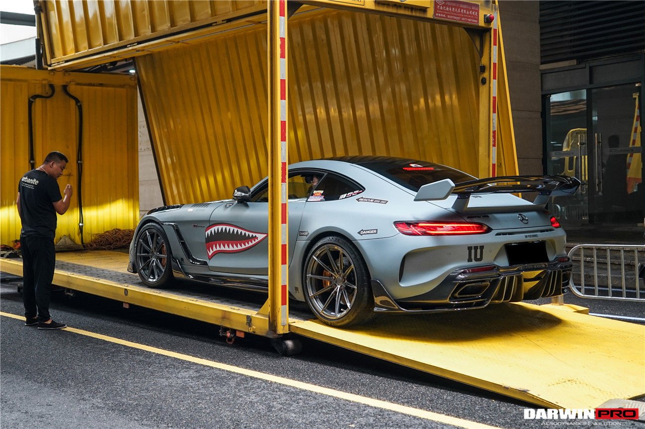 2017 - 2021 Mercedes Benz AMG GTC IMPII Part Carbon Fiber Rear Bumper With Exhasust tips